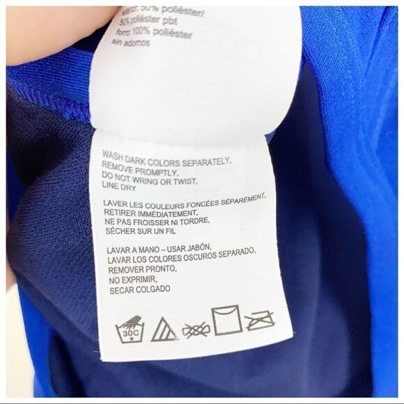 Speedo Endurance Blue One-Piece Bathing Suit 8/34 - Picture 10 of 11